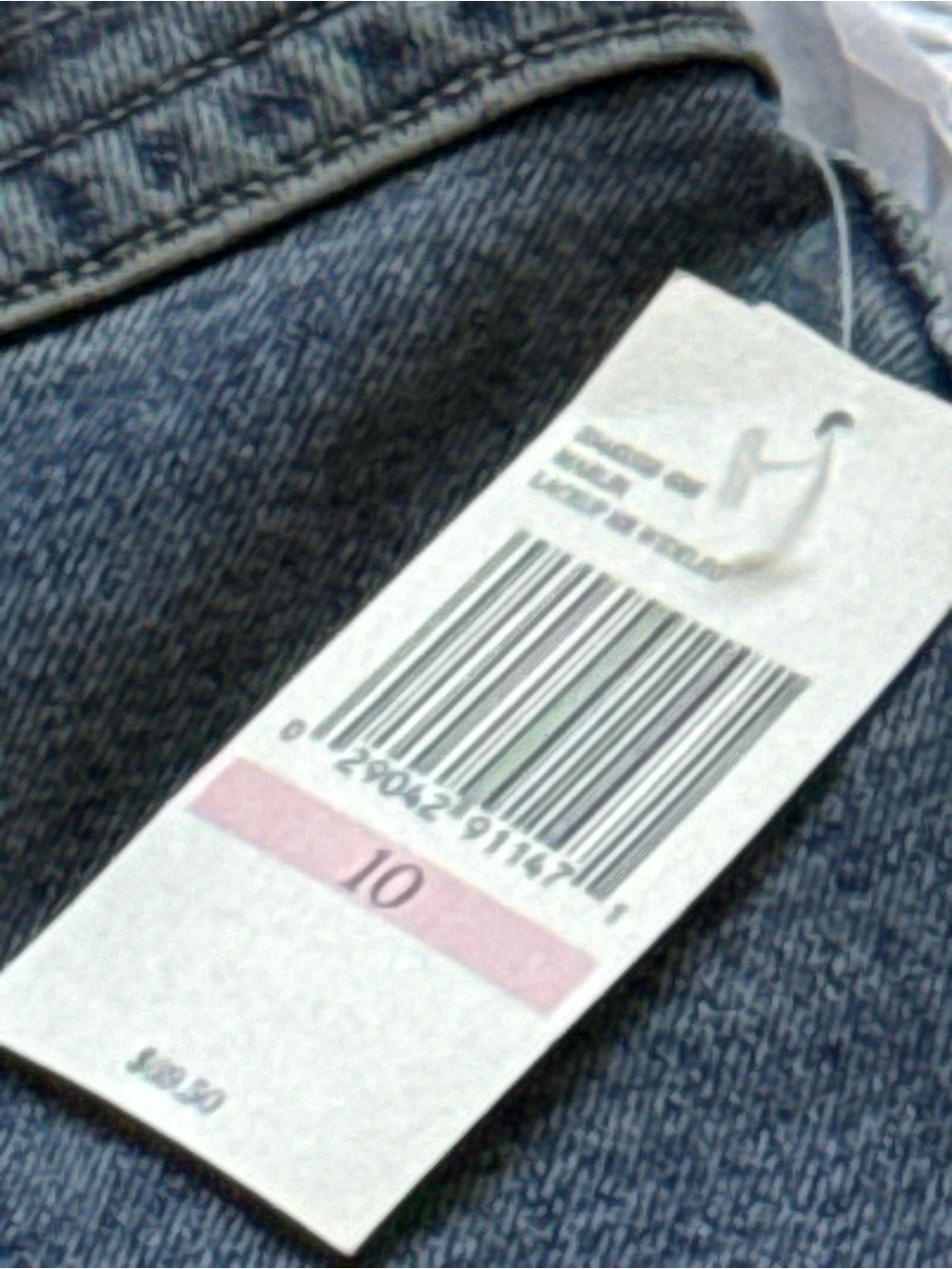 Jessica Simpson Dark Blue Lace-Up Wide Leg Jeans - Picture 4 of 6